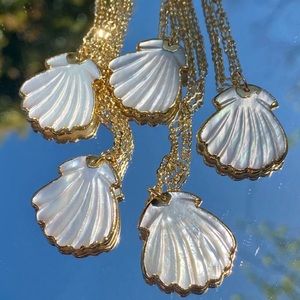Carved Shell Necklace